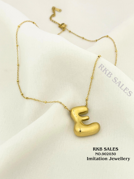 Alphabet “E” Chain Pendant for Daily wear At Wholesale Price