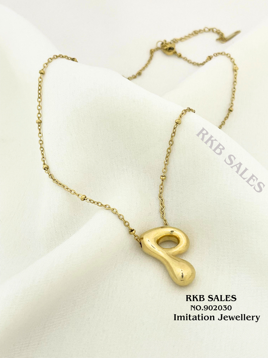 Alphabet “P” Chain Pendant for Daily wear At Wholesale Price