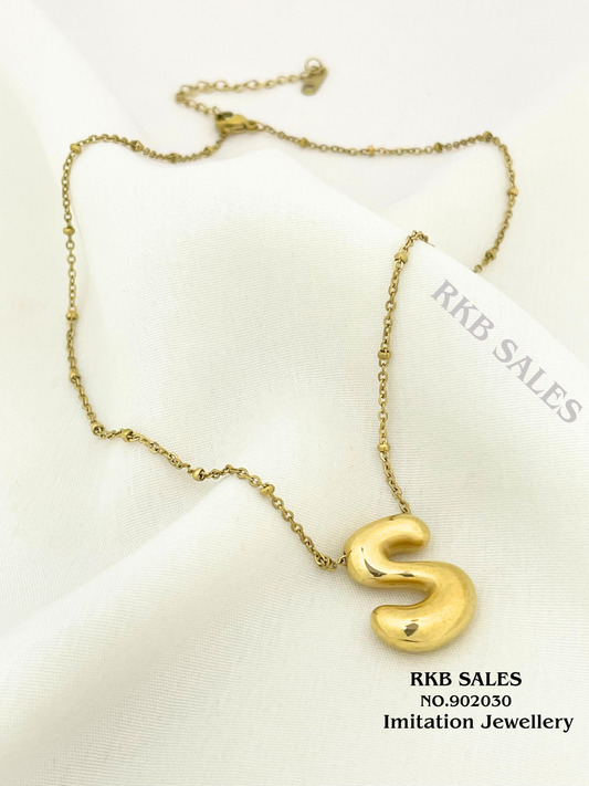 Alphabet “S” Chain Pendant for Daily wear At Wholesale Price